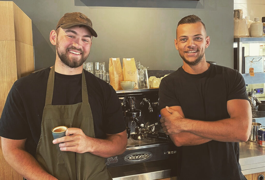 Vers gebrande koffiebonen